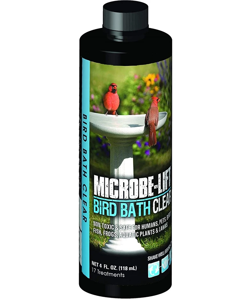 Ecological Lab Ecological Labs 10BBC4-24D, Microbe Lift Bird Bath Cleaner, 4-Ounce