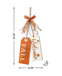 Glitzhome 24" H Fall Wooden Door Hanger