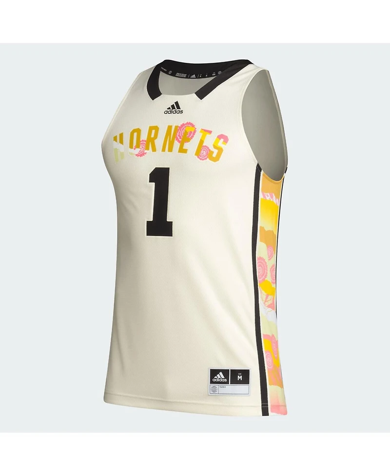 Men's adidas #1 Khaki Alabama State Hornets Honoring Black Excellence Basketball Jersey