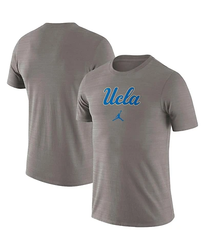 Men's Jordan Heather Gray Ucla Bruins Team Issue Velocity Performance T-shirt
