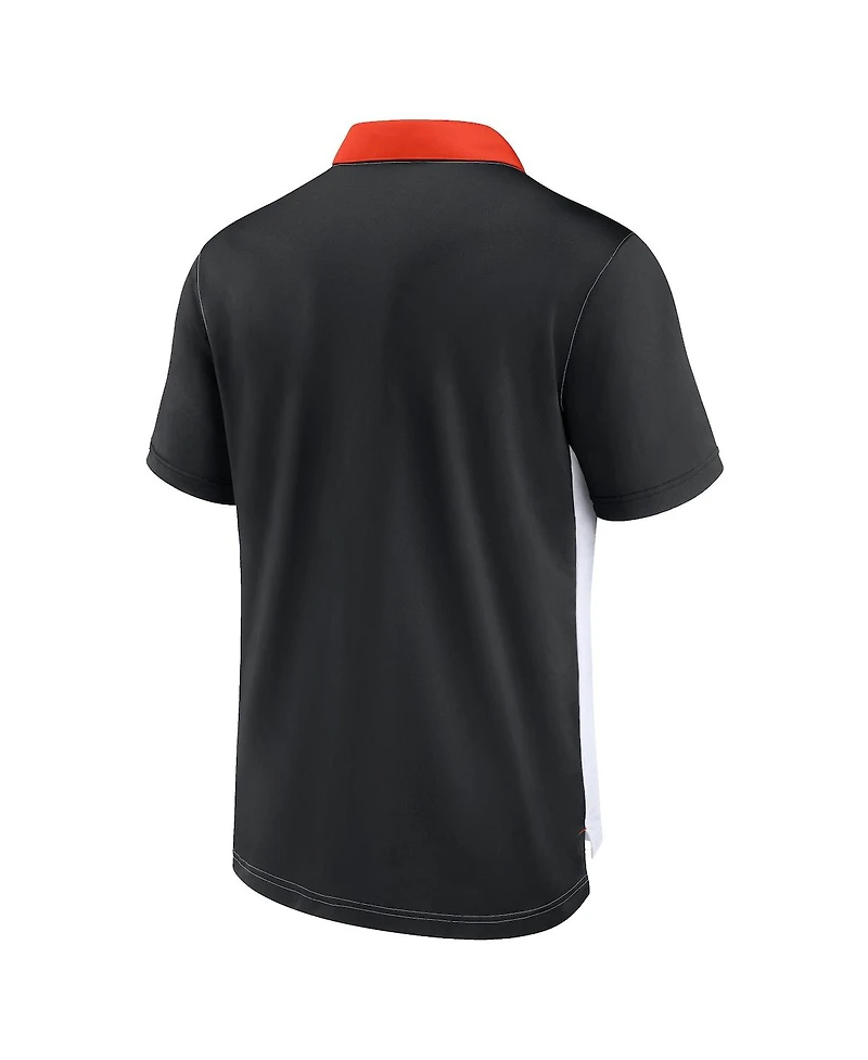 Men's Nike White, Black San Francisco Giants Rewind Stripe Polo Shirt