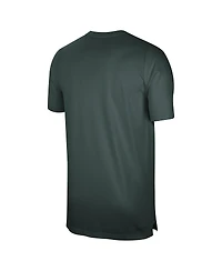 Men's Nike Green Michigan State Spartans Sideline Coaches Performance Top
