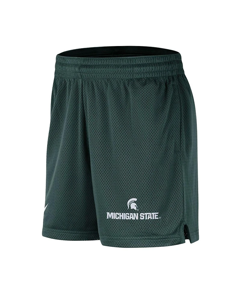 Men's Nike Green Michigan State Spartans Mesh Performance Shorts