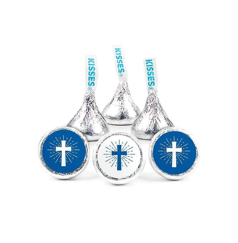 Just Candy Religious Candy Party Favors Hershey's Kisses Chocolate, 90 Pieces
