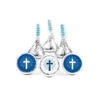 Just Candy Religious Candy Party Favors Hershey's Kisses Chocolate, 90 Pieces