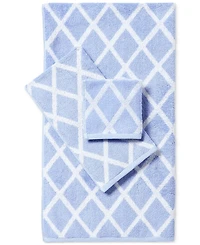 Lauren Ralph Sanders Diamond Cotton Bath Towel, 30" x 56"