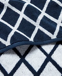 Lauren Ralph Sanders Diamond Cotton Bath Towel, 30" x 56"