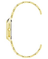 Anne Klein Women's Three Hand Quartz Gold-Tone Alloy Link Bracelet Watch, 24mm