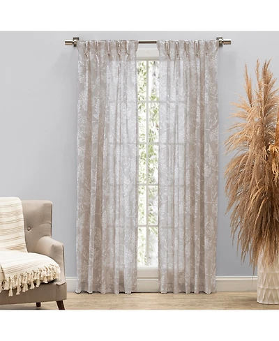 Ricardo Wild Meadows Pinch Pleat w/Back Tabs Curtain Pair 150"W x 84"L