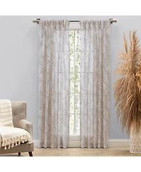 Ricardo Wild Meadows Pinch Pleat w/Back Tabs Curtain Pair 150"W x 84"L