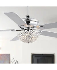 Cammy 52" 3-Light Traditional Transitional Iron Led Ceiling Fan