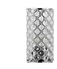Lucie 9.5" Mid-Century Modern Iron, Acrylic Led Mini Uplight Table Lamp with Usb Charging Port and Smart Bulb
