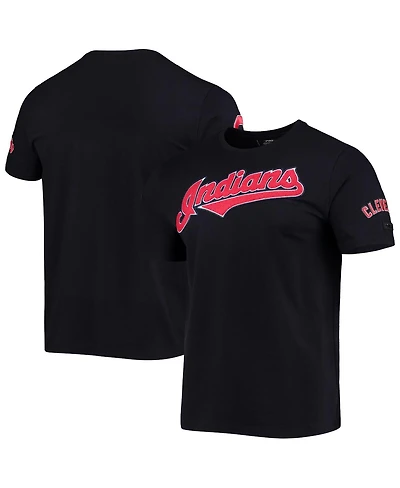 Men's Pro Standard Navy Cleveland Indians Team Logo T-shirt