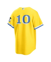 Men's Nike Trevor Story Gold Boston Red Sox City Connect Replica Player Jersey