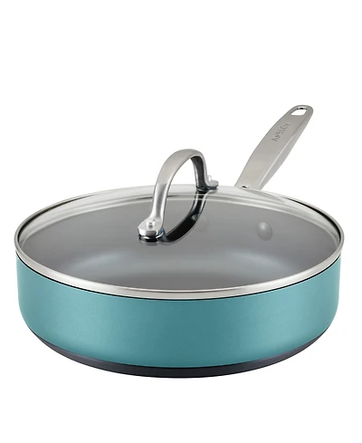 Anolon Achieve Hard Anodized Nonstick 3 Quart Saute Pan with Lid