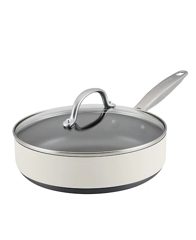 Anolon Achieve Hard Anodized Nonstick 3 Quart Saute Pan with Lid