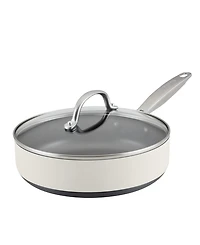 Anolon Achieve Hard Anodized Nonstick 3 Quart Saute Pan with Lid