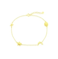 Simona Sterling Silver Sea Life Anklet