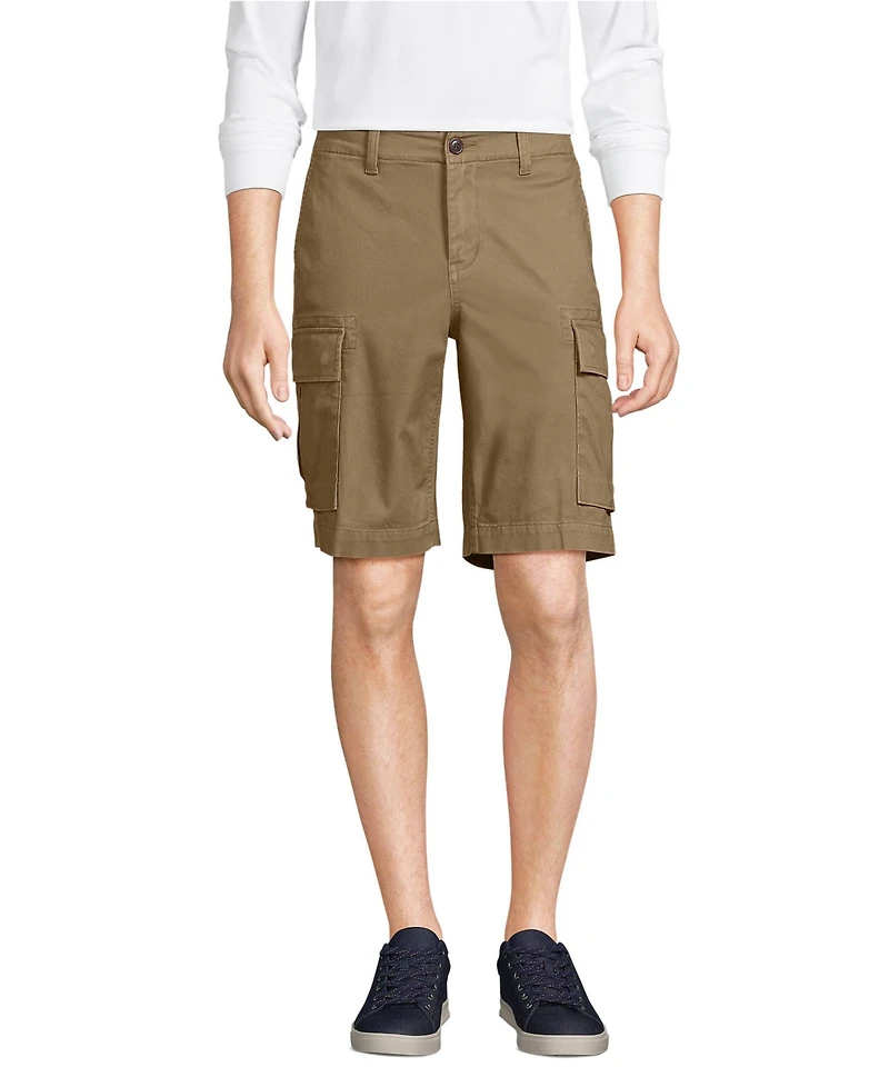 Lands' End Men's 10.5" Traditional Fit Stretch Knockabout Cargo Shorts