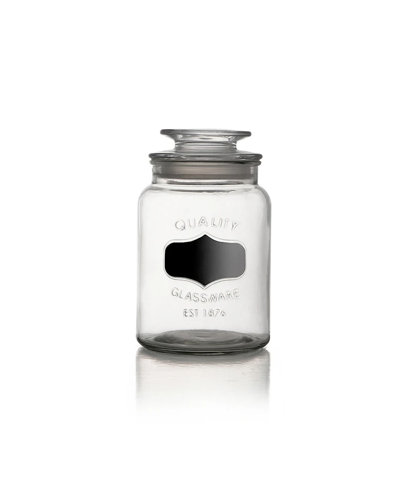 Style Setter Chalkboard Glass Canister, Set of 3