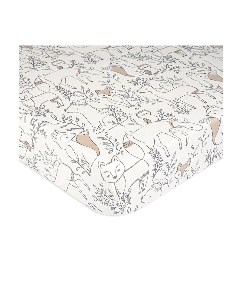 Crane Baby Baby Boys or Baby Girls Ezra Crib Sheet