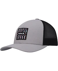 Men's Hurley Gray Seacliff Trucker Snapback Hat