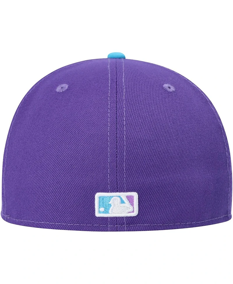 Men's New Era Purple York Yankees Vice 59FIFTY Fitted Hat