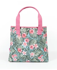 Shady Lady Hawaiian Extra Large, 100% Cotton Canvas Carryall Tote Bag