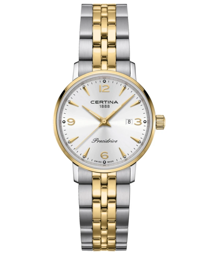 Certina Women's Swiss Ds Caimano Two-Tone Stainless Steel Bracelet Watch 28mm