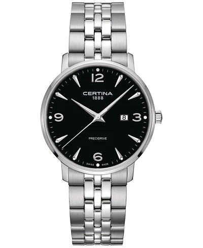 Certina Women's Swiss Ds Caimano Stainless Steel Bracelet Watch 39mm