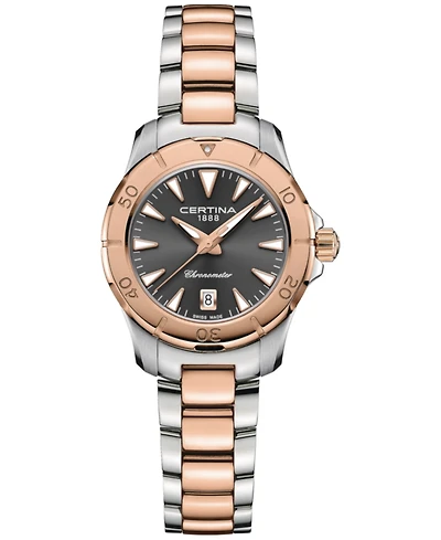 Certina Women's Swiss Ds Action Two-Tone Stainless Steel Bracelet Watch 29mm