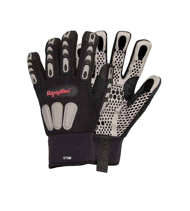 RefrigiWear Men's Insulated Impact Pro Glove - Waterproof Winter Work Gloves with Superior Grip