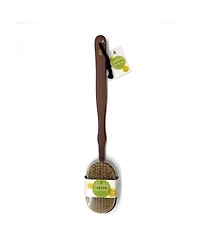 Pursonic 100% natural Bath Body Brush with Long Bamboo Handle