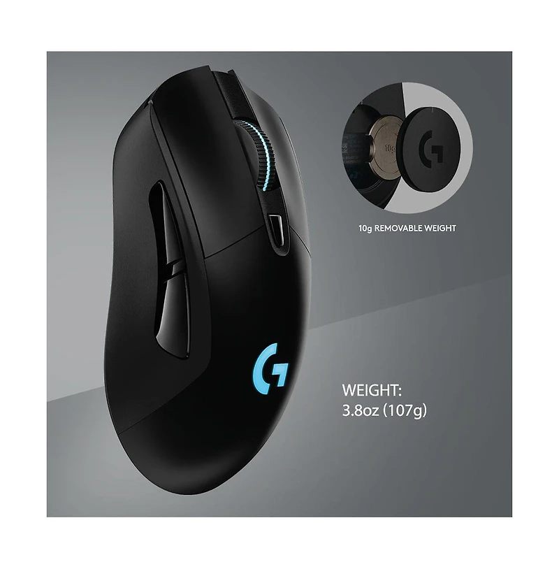 Logitech G703 Light speed Wireless Gaming Mouse with Hero Sensor