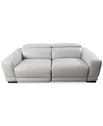 Closeout! Krofton 2-Pc. Beyond Leather Fabric Sofa with 2 Power Motion Recliners, Created for Macy's