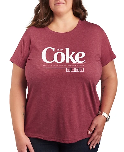 Hybrid Apparel Trendy Plus Coca Cola Graphic T-shirt