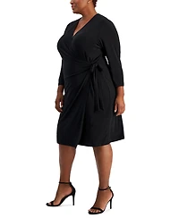 Anne Klein Plus Classic Wrap Dress