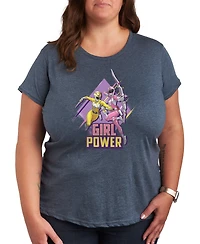 Hybrid Apparel Trendy Plus Girl Power Graphic T-shirt