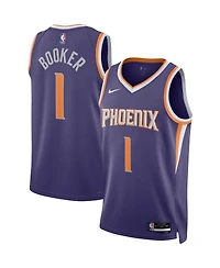 Men's and Women's Nike Devin Booker Purple Phoenix Suns 2022/23 Swingman Jersey - Icon Edition