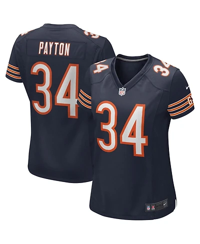 Women's Nike Walter Payton Navy Chicago Bears Game Retired Player Jersey