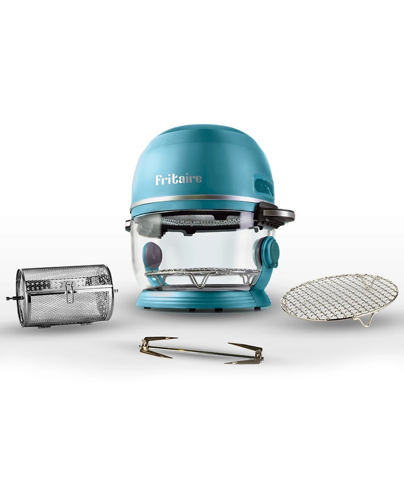 Fritaire Self Cleaning Glass Bowl Air Fryer Set, 4 Piece