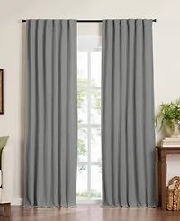 Elrene Home Fashions Harrow Solid Blackout Window Curtain Panel