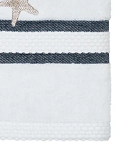 Avanti Blue Lagoon Ombre Seashells Hand Towel, 16" x 30"