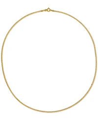 16" Bismark Link Chain Necklace (1-1/2mm) in 14k Gold