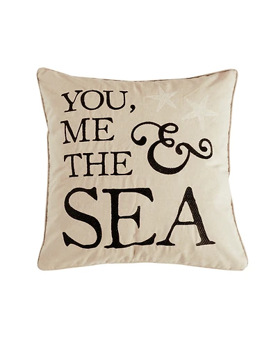 Levtex Cerralvo Embroidered Decorative Pillow, 18" x 18"