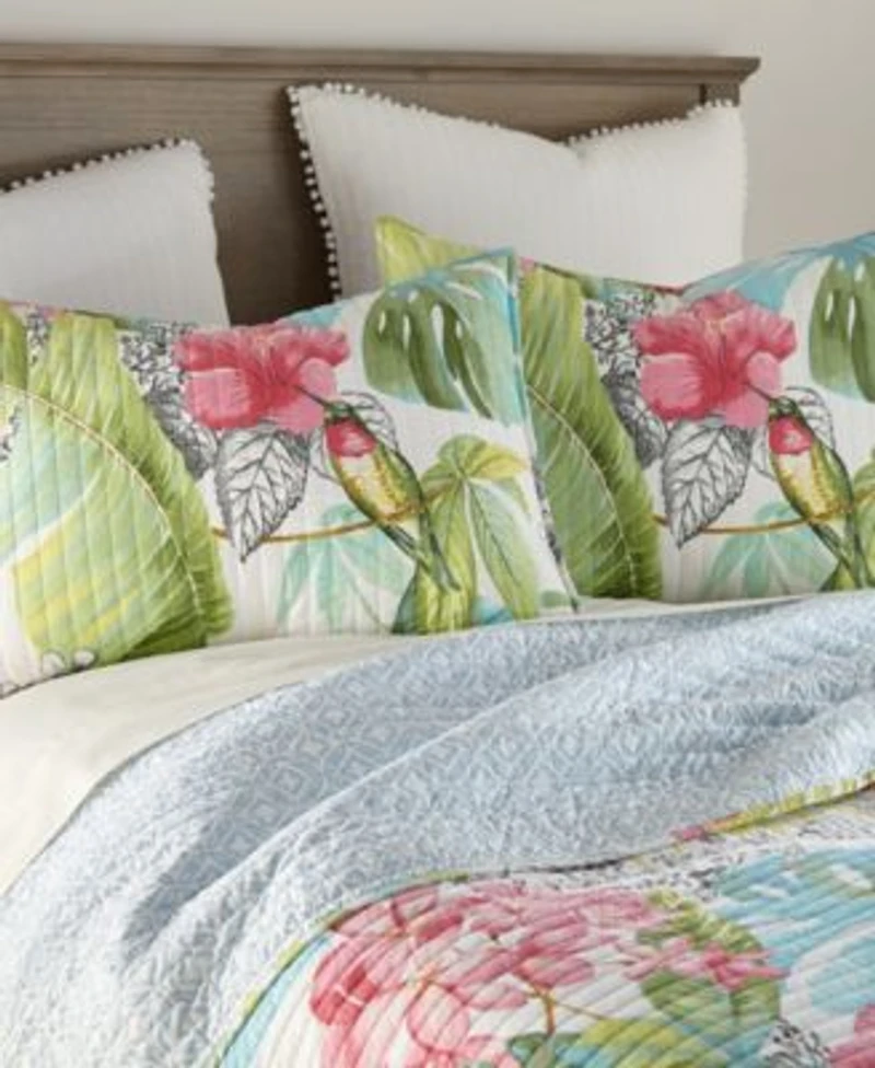 Levtex Kalani Tropical Motif Reversible Quilt Sets