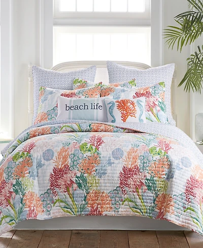 Levtex Sunset Bay Reversible 3-Pc. Quilt Set, King/California King