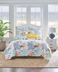 Levtex Deep Sea Reversible 3-Pc. Quilt Set, Full/Queen