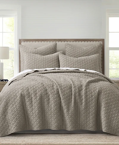 Levtex Homthreads Rowan Enzyme Wash -Pc. Quilt Set