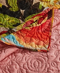 Greenland Home Fashions Senna Floral Boho 3 Piece Quilt Set, King/California King